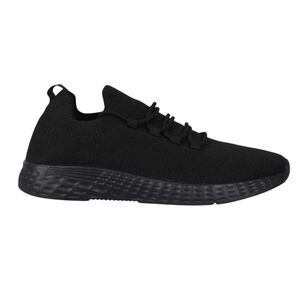 Fabric Mens Santo Running Sneakers / Black